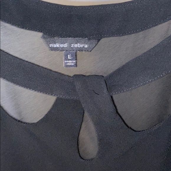 Naked Zebra tank blouse - Picture 6 of 8